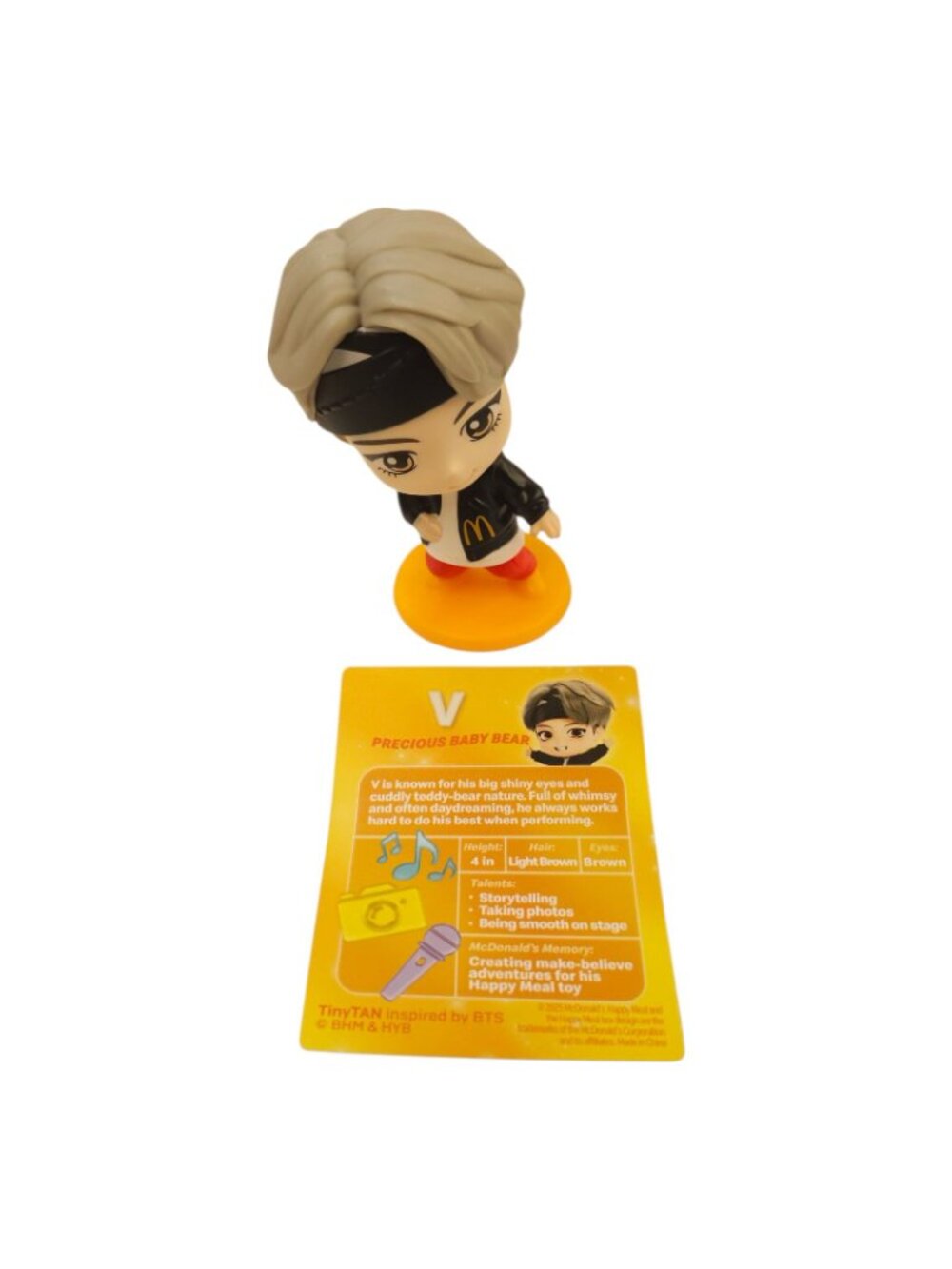 McDonalds TinyTAN BTS K-Pop Happy Meal Toy Lot Figures RM Jimin V j-hope Cards - Picture 4 of 12